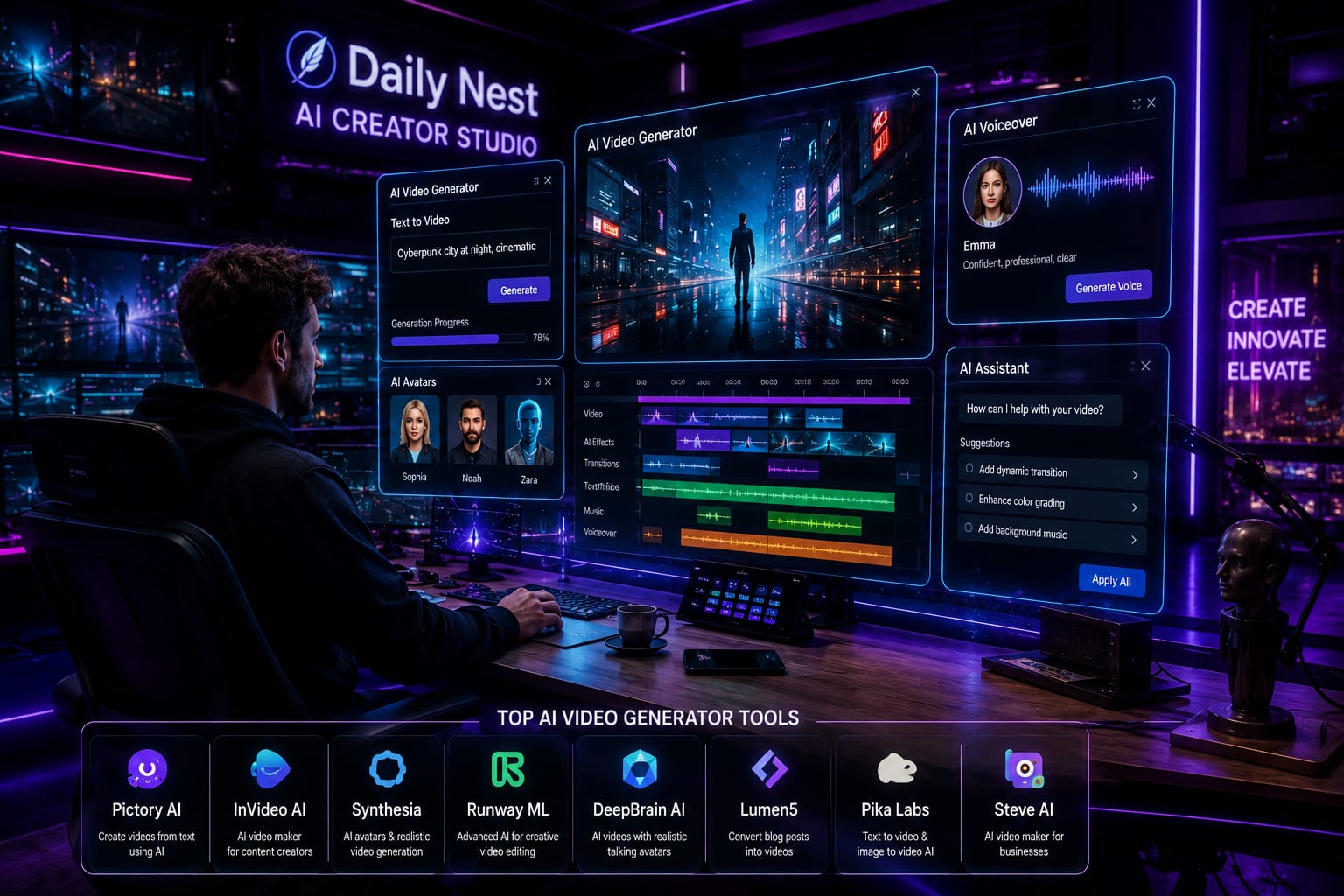 Best Ai Video Generator Tools 2026