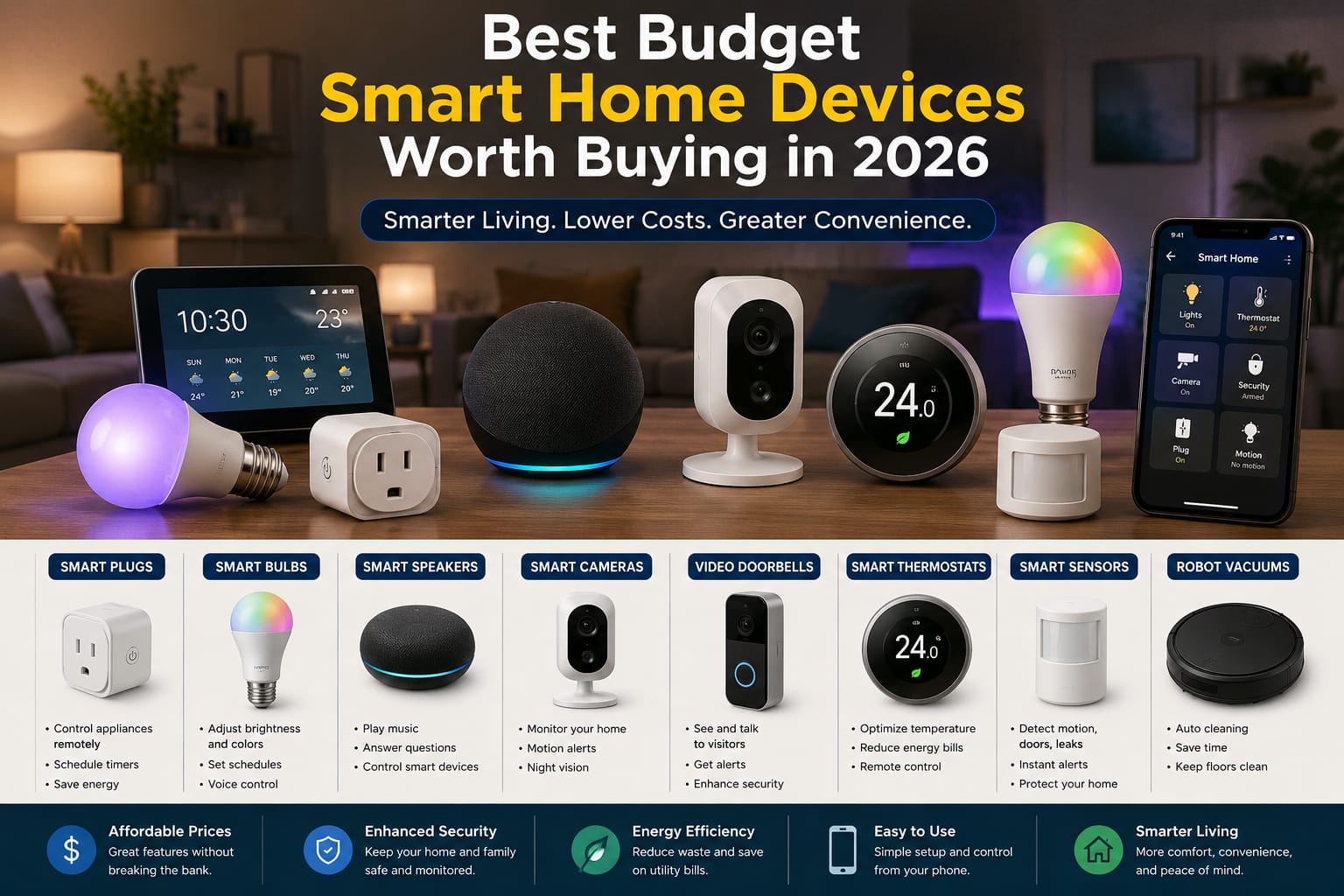Smart home gadgets for 2026
